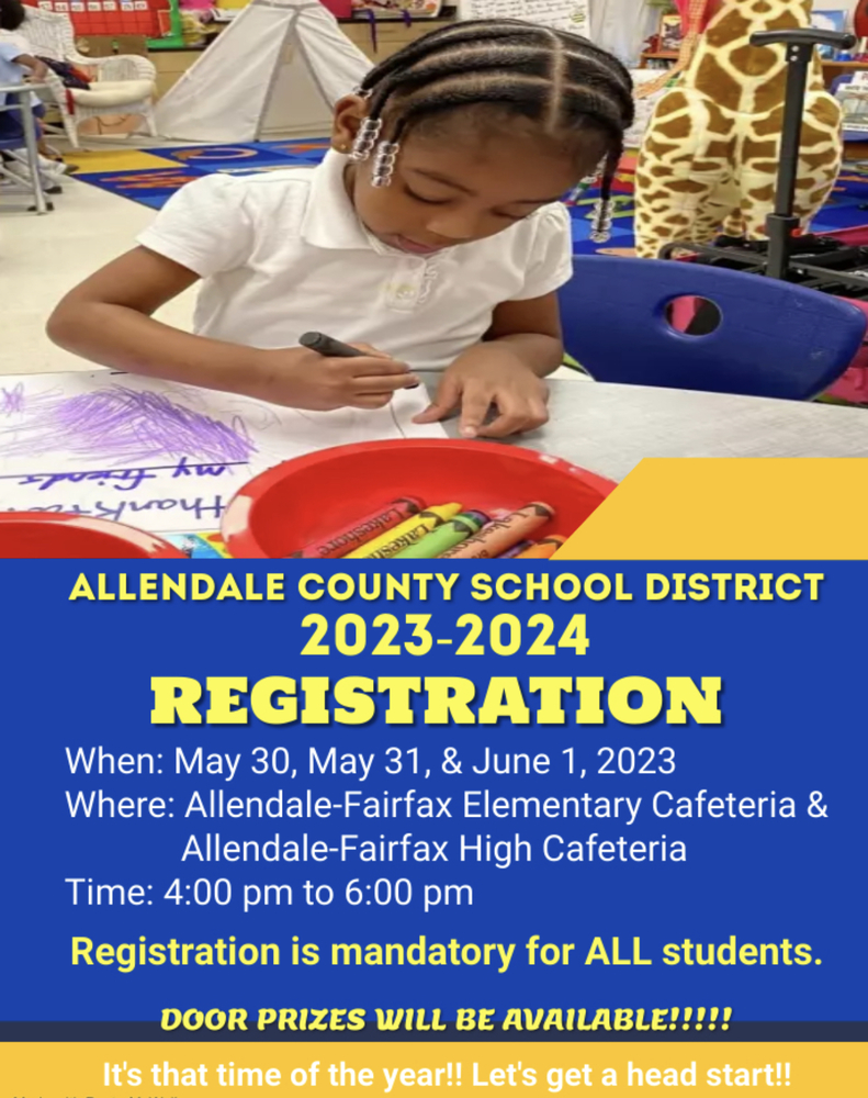 20232024 Registration Allendale County Schools