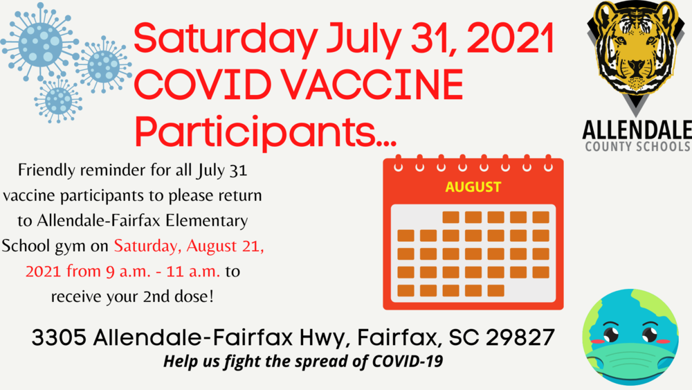 Second Dose COVID-19 Vaccinations