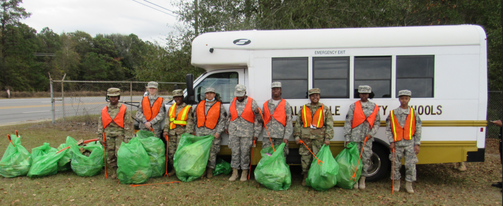 JROTC Highway Clean-up Project 