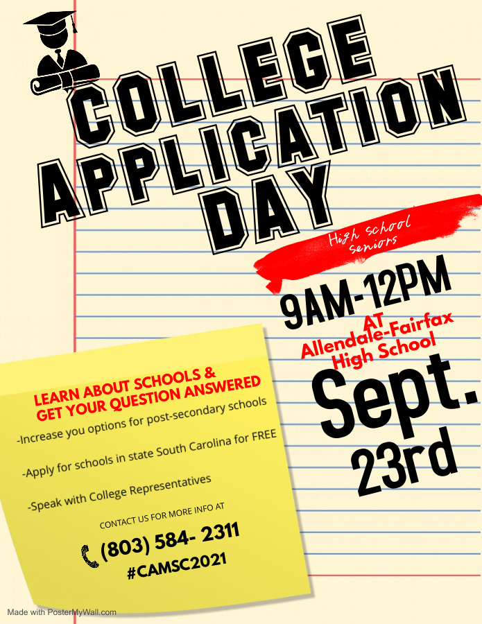 Allendale-Fairfax High School College Application Day 