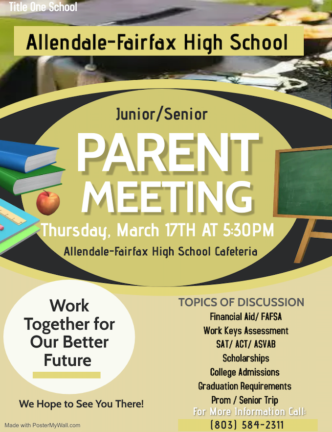 Junior/ Senior Parent Night