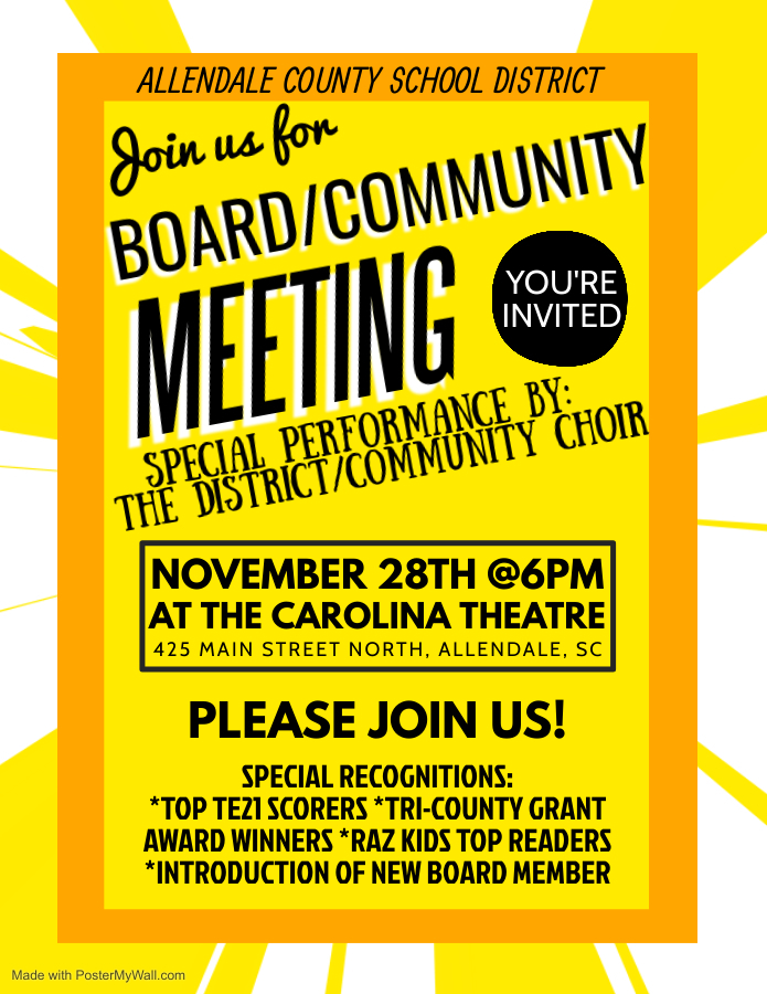 November Board/Community Meeting