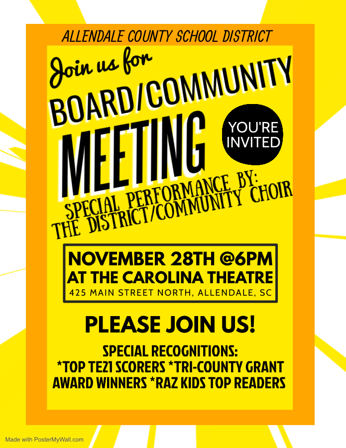 Board/Community Meeting Nov. 28